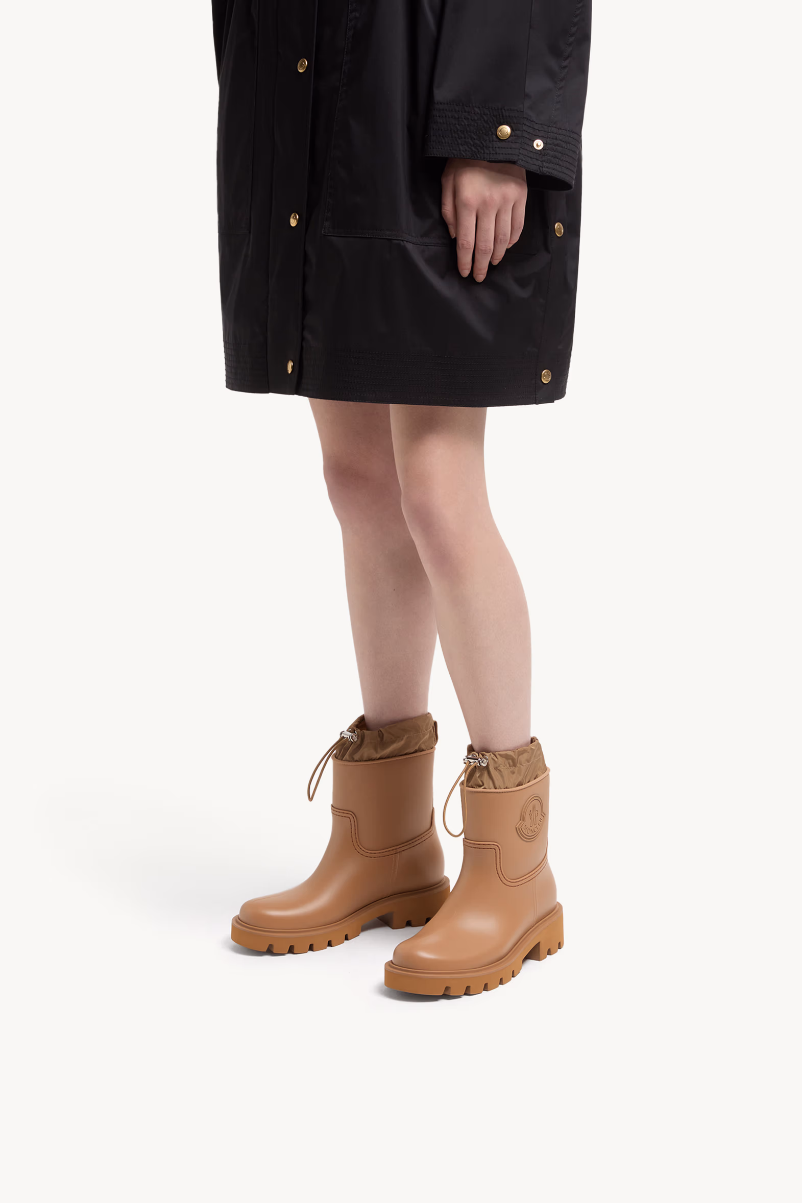 Bottes de pluie Kickstream Femmes Marron clair Moncler 2